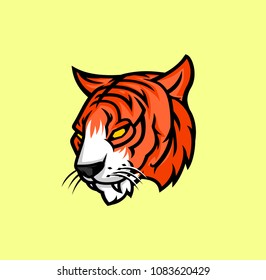 editable tiger vector for your logo 
