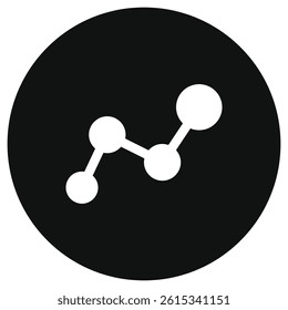 Editable timeline, chart vector icon. Map, location, navigation. Part of a big icon set family. Perfect for web and app interfaces, presentations, infographics, etc