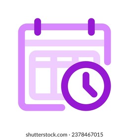 Editable timetable, schedule, agenda vector icon. Online learning, course, tutorial. Part of a big icon set family. Perfect for web and app interfaces, presentations, infographics, etc