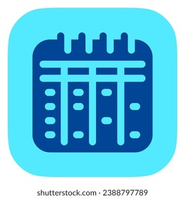 Editable timetable, schedule, calendar, agenda, planner vector icon. Business, stationery, office. Part of a big icon set family. Perfect for web and app interfaces, presentations, infographics, etc