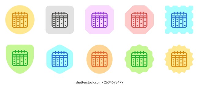 Editable timetable, schedule, calendar, agenda, planner vector icon. Business, stationery, office. Part of a big icon set family. Perfect for web and app interfaces, presentations, infographics, etc