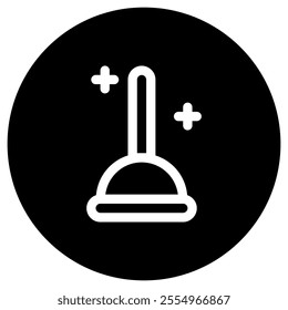 Editable toilet plunger vector icon. Part of a big icon set family. Perfect for web and app interfaces, presentations, infographics, etc