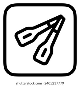 Editable tongs vector icon. Part of a big icon set family. Perfect for web and app interfaces, presentations, infographics, etc