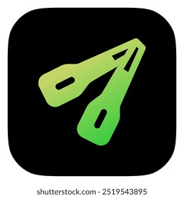 Ícone de vetor de tongs editável. Parte de uma grande família de conjuntos de ícones. Perfeito para interfaces web e app, apresentações, infográficos, etc