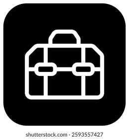 Editable toolbox, toolkit, case, box vector icon. Construction, tools, industry. Part of a big icon set family. Perfect for web and app interfaces, presentations, infographics, etc