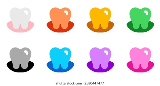 Editable tooth vector icon. Dentistry, healthcare, medical. Part of a big icon set family. Perfect for web and app interfaces, presentations, infographics, etc