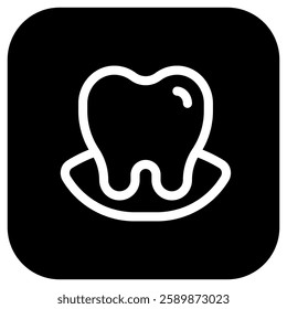 Editable tooth vector icon. Dentistry, healthcare, medical. Part of a big icon set family. Perfect for web and app interfaces, presentations, infographics, etc