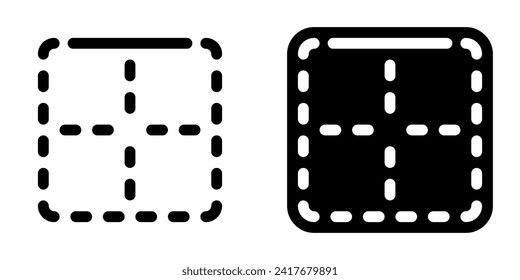 Editable top border vector icon. Part of a big icon set family. Perfect for web and app interfaces, presentations, infographics, etc