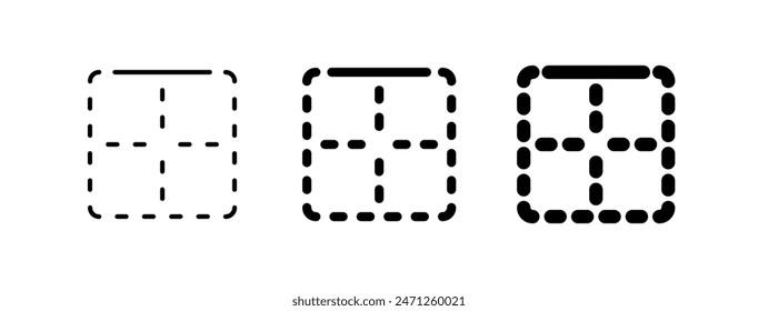 Editable top border vector icon. Part of a big icon set family. Perfect for web and app interfaces, presentations, infographics, etc