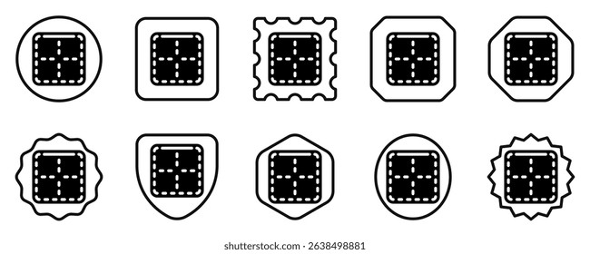 Editable top border vector icon. Part of a big icon set family. Perfect for web and app interfaces, presentations, infographics, etc