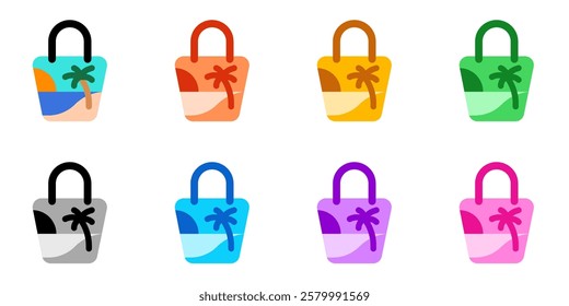 Editable tote bag, handbag vector icon. Part of a big icon set family. Perfect for web and app interfaces, presentations, infographics, etc