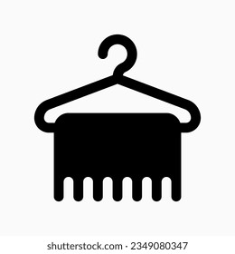 Editable towel hanger vector icon. Wellness, spa, relaxation. Part of a big icon set family. Perfect for web and app interfaces, presentations, infographics, etc