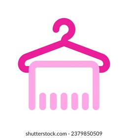 Editable towel hanger vector icon. Wellness, spa, relaxation. Part of a big icon set family. Perfect for web and app interfaces, presentations, infographics, etc