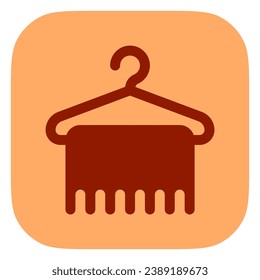 Editable towel hanger vector icon. Wellness, spa, relaxation. Part of a big icon set family. Perfect for web and app interfaces, presentations, infographics, etc