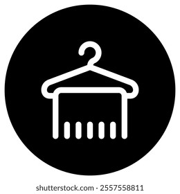 Editable towel hanger vector icon. Wellness, spa, relaxation. Part of a big icon set family. Perfect for web and app interfaces, presentations, infographics, etc