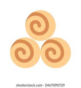 Editable towel roll vector icon. Wellness, spa, relaxation. Part of a big icon set family. Perfect for web and app interfaces, presentations, infographics, etc