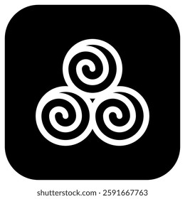 Editable towel roll vector icon. Wellness, spa, relaxation. Part of a big icon set family. Perfect for web and app interfaces, presentations, infographics, etc