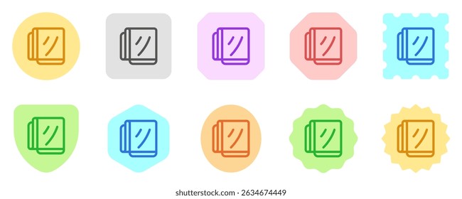 Editable towel vector icon. Barbershop, lifestyle, grooming. Part of a big icon set family. Perfect for web and app interfaces, presentations, infographics, etc