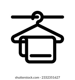 Editable towel vector icon. Part of a big icon set family. Perfect for web and app interfaces, presentations, infographics, etc