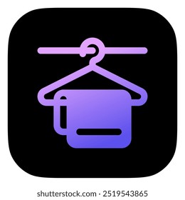 Editable towel vector icon. Part of a big icon set family. Perfect for web and app interfaces, presentations, infographics, etc