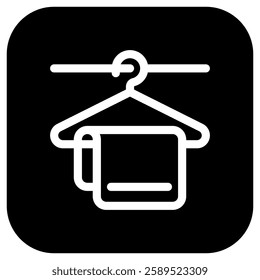 Editable towel vector icon. Part of a big icon set family. Perfect for web and app interfaces, presentations, infographics, etc
