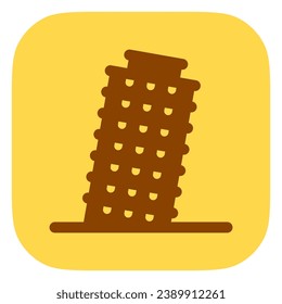 Editable tower, castle vector icon. Landmark, monument, building, architecture. Part of a big icon set family. Perfect for web and app interfaces, presentations, infographics, etc