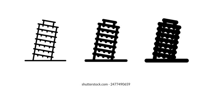 Editable tower, castle vector icon. Landmark, monument, building, architecture. Part of a big icon set family. Perfect for web and app interfaces, presentations, infographics, etc