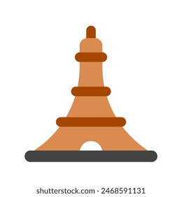 Editable tower vector icon. Landmark, monument, building, structure, architecture. Part of a big icon set family. Perfect for web and app interfaces, presentations, infographics, etc