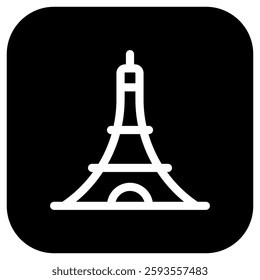 Editable tower vector icon. Landmark, monument, building, structure, architecture. Part of a big icon set family. Perfect for web and app interfaces, presentations, infographics, etc