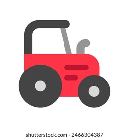 Editable tractor vector icon. Farming, transportation, vehicle, agriculture. Part of a big icon set family. Perfect for web and app interfaces, presentations, infographics, etc