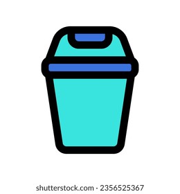 Editable trash bin vector icon. Part of a big icon set family. Perfect for web and app interfaces, presentations, infographics, etc