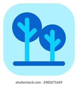 Editable trees, plants vector icon. Property, real estate, construction, mortgage, interiors. Part of a big icon set family. Perfect for web and app interfaces, presentations, infographics, etc