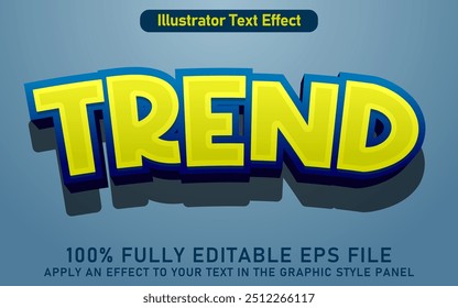 EDITABLE TREND TEXT EFFECT EPS FILE