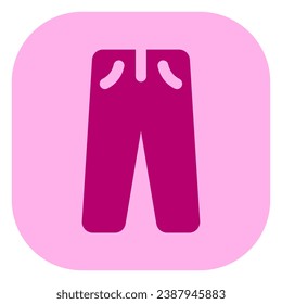 Editable trousers vector icon. Clothing, fashion, apparel. Part of a big icon set family. Perfect for web and app interfaces, presentations, infographics, etc