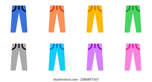 Editable trousers vector icon. Clothing, fashion, apparel. Part of a big icon set family. Perfect for web and app interfaces, presentations, infographics, etc