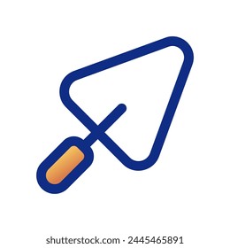 Editable trowel, shovel, cement vector icon. Construction, tools, industry. Part of a big icon set family. Perfect for web and app interfaces, presentations, infographics, etc