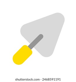 Editable trowel, shovel, cement vector icon. Construction, tools, industry. Part of a big icon set family. Perfect for web and app interfaces, presentations, infographics, etc