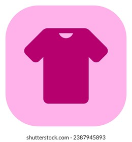 Icono de vector de camiseta editable. Ropa, moda, vestimenta. Parte de una familia de iconos grandes. Perfecto para interfaces web y de aplicaciones, presentaciones, infografías, etc