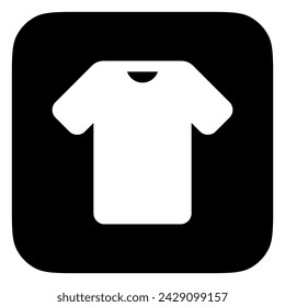 Icono de vector de camiseta editable. Ropa, moda, ropa. Parte de una gran familia de iconos. Perfecto para interfaces web y aplicaciones, presentaciones, infografías, etc