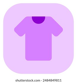 Icono de Vector de camiseta editable. Ropa, moda, ropa. Parte de una gran familia de iconos. Perfecto para interfaces de Web y App, presentaciones, infografías, etc