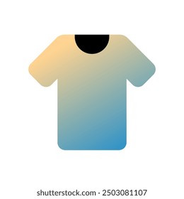 Icono de Vector de camiseta editable. Ropa, moda, ropa. Parte de una gran familia de iconos. Perfecto para interfaces de Web y App, presentaciones, infografías, etc