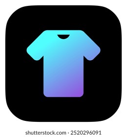 Icono de Vector de camiseta editable. Ropa, moda, ropa. Parte de una gran familia de iconos. Perfecto para interfaces de Web y App, presentaciones, infografías, etc