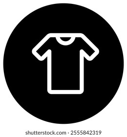 Editable t-shirt vector icon. Clothing, fashion, apparel. Part of a big icon set family. Perfect for web and app interfaces, presentations, infographics, etc