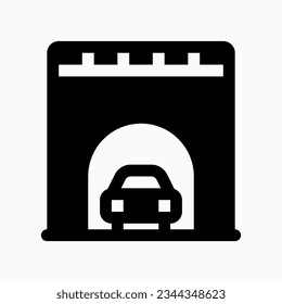 Editable tunnel vector icon. Part of a big icon set family. Perfect for web and app interfaces, presentations, infographics, etc