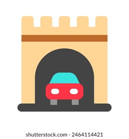 Editable tunnel vector icon. Part of a big icon set family. Perfect for web and app interfaces, presentations, infographics, etc