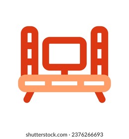 Editable tv set, entertainment center vector icon. Part of a big icon set family. Perfect for web and app interfaces, presentations, infographics, etc