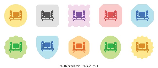 Editable tv set, entertainment center vector icon. Part of a big icon set family. Perfect for web and app interfaces, presentations, infographics, etc