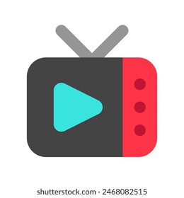 Editable tv show, tv program vector icon. Movie, cinema, entertainment. Part of a big icon set family. Perfect for web and app interfaces, presentations, infographics, etc