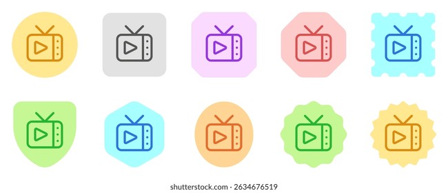 Editable tv show, tv program vector icon. Movie, cinema, entertainment. Part of a big icon set family. Perfect for web and app interfaces, presentations, infographics, etc