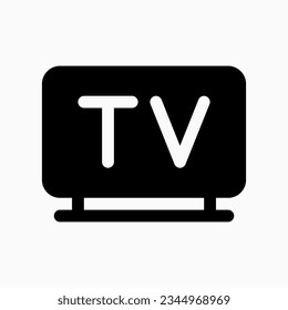 Editable tv vector icon. Part of a big icon set family. Perfect for web and app interfaces, presentations, infographics, etc
